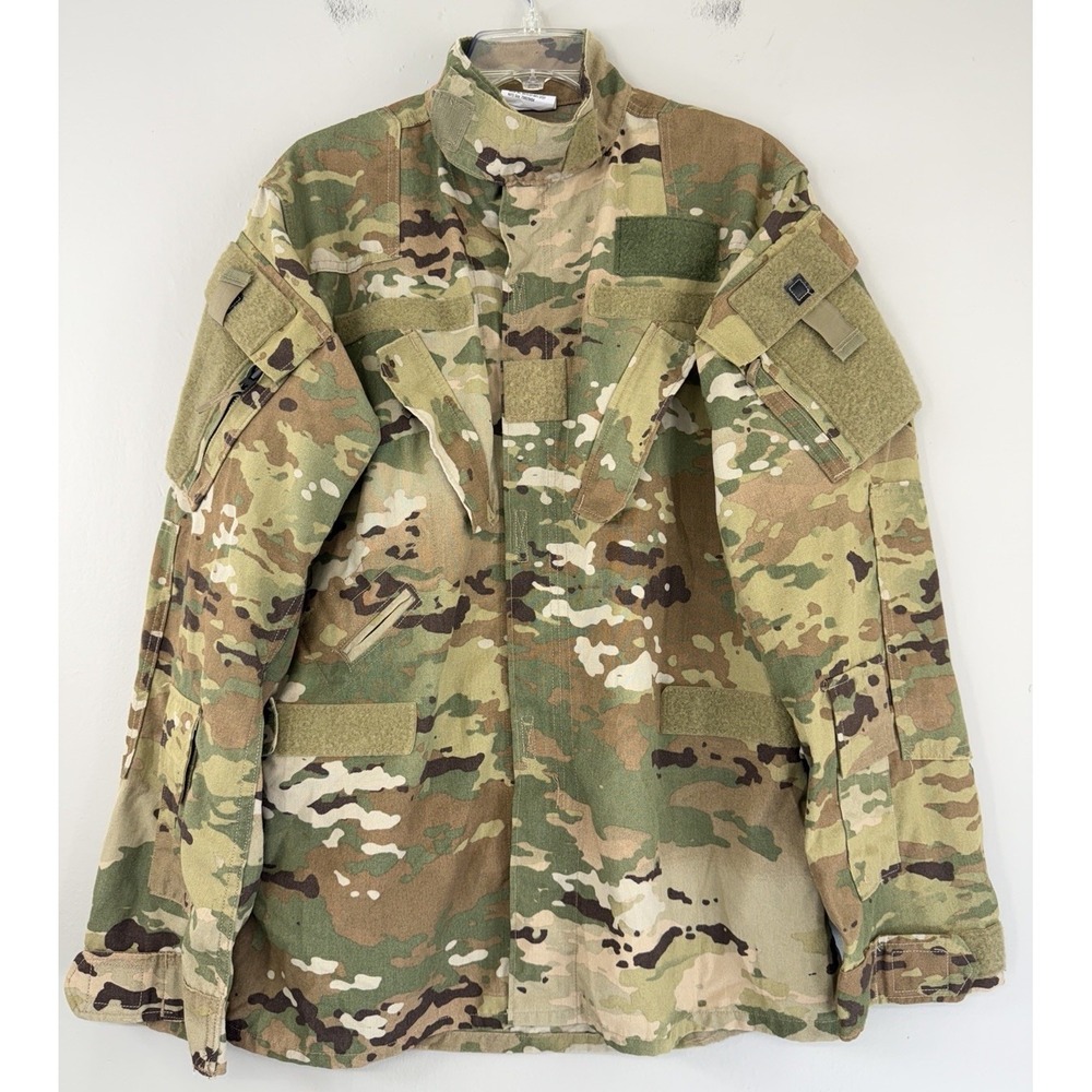Military Coat Jacket Aircrew Combat Mult‎ Cam FR Men's Medium Reg Camo